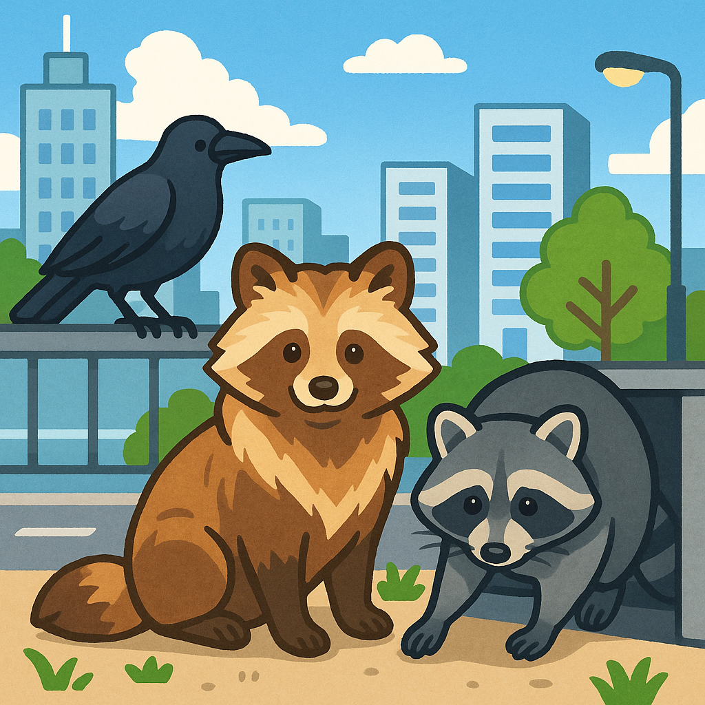 都市部で見かける野生動物の意外な生態